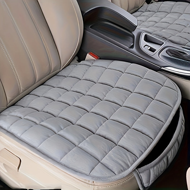 Cozy and breathable car seat cover with anti-slip, lightweight design for all-weather protection. Hand washable.