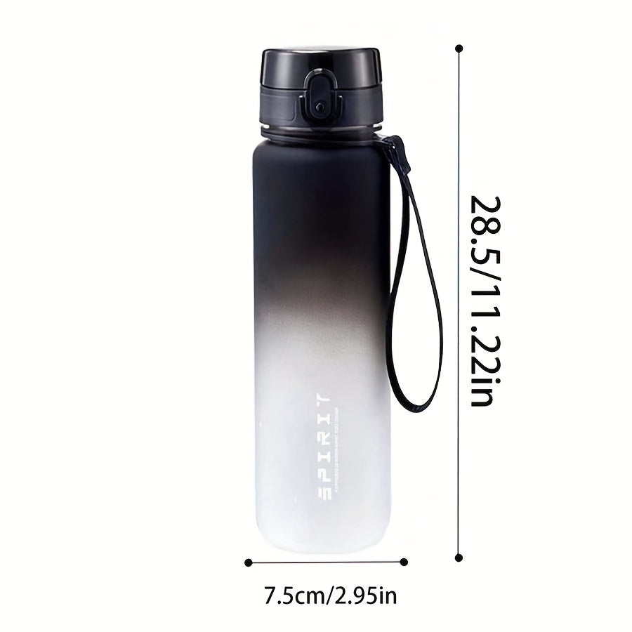 1pc Sports Water Bottle in various sizes (500ml/650ml/1000ml), perfect for camping, hiking, fitness, and outdoor activities. Great birthday gift idea.