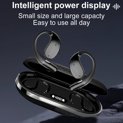 1pc OURLIFE AI Smart Translation Earbuds with 144 language support, digital display, long-lasting battery, deep bass, call control, and rechargeable lithium polymer battery.