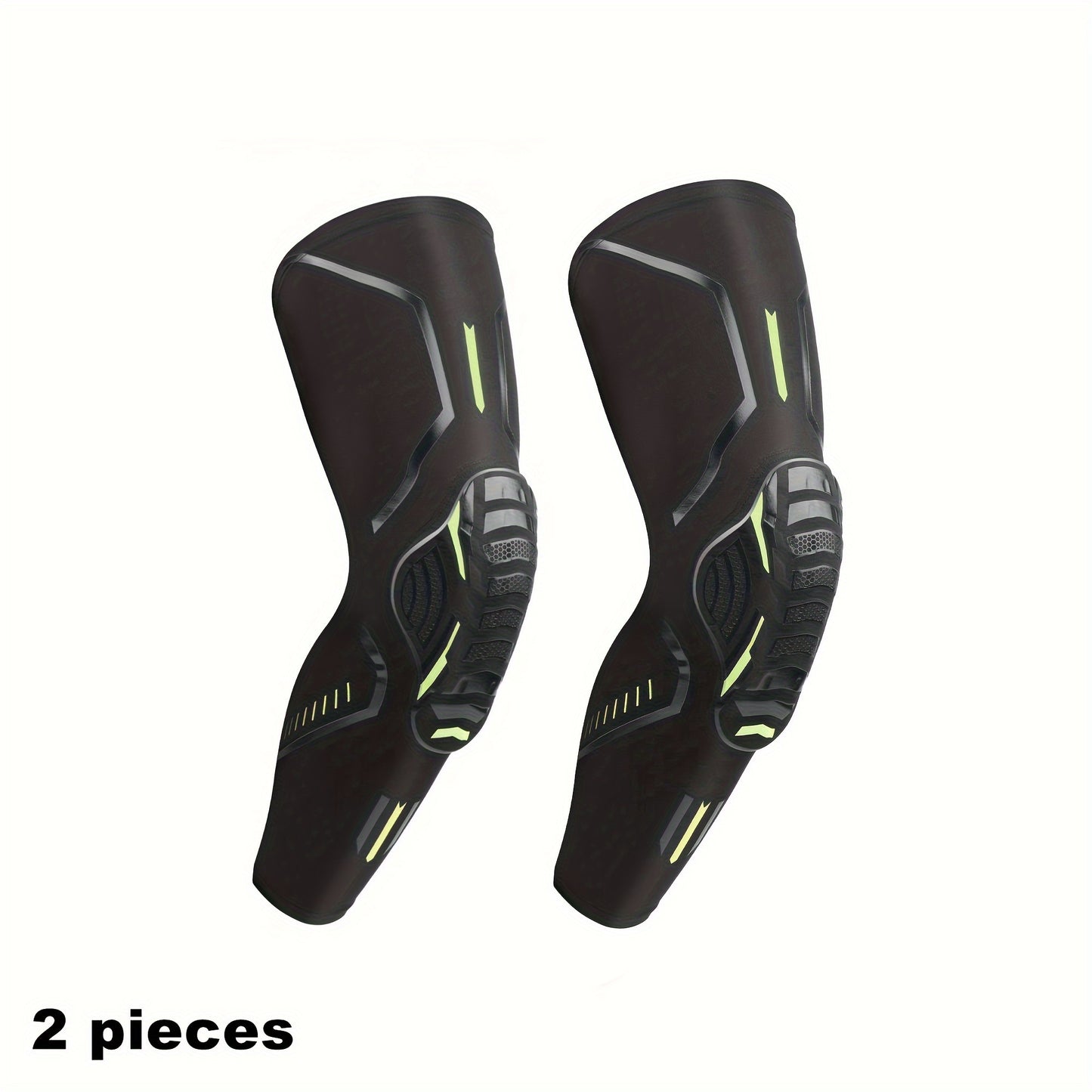 1 or 2 Sports Knee Pads with Compression and Breathable Leg Sleeves, Honeycomb Gaskets, Warm, Unisex for Various Sports.