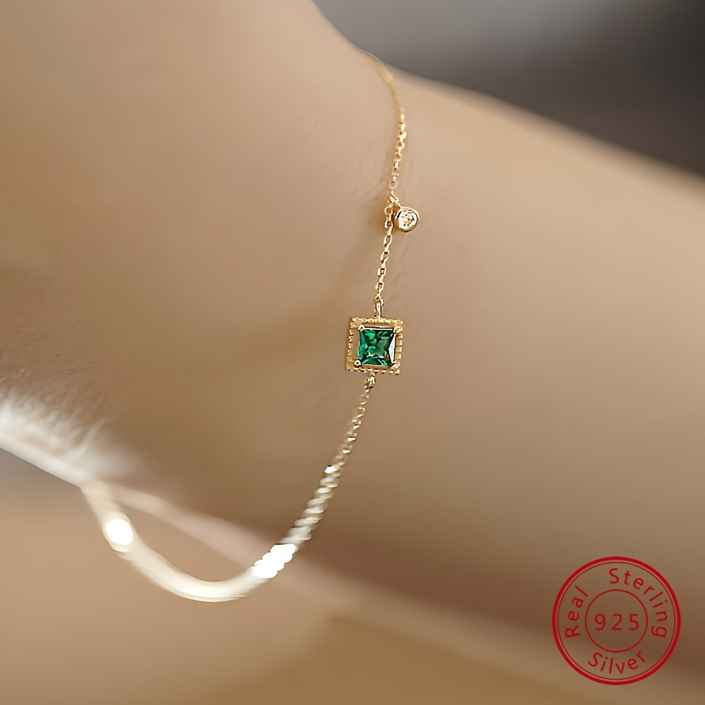 Simple yet elegant, this high-end S925 sterling silver bracelet is the perfect accessory for any woman. With a Japanese light luxury retro design, this thin bracelet is sure to complement any outfit. It makes a great gift for your girlfriend on