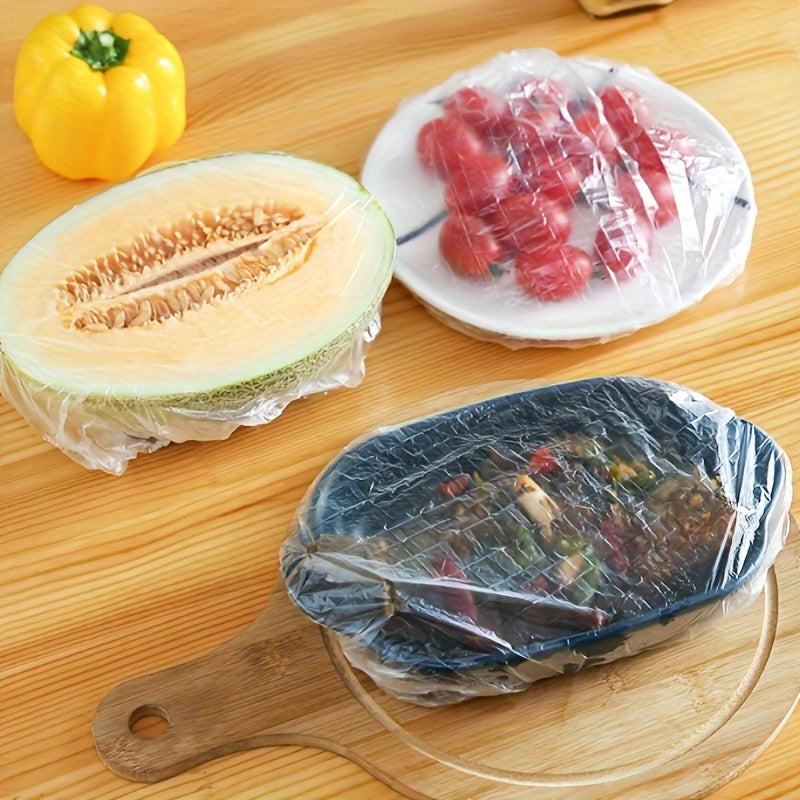 Get ready for the holidays with our set of 100/500pcs Elastic Food Storage Covers! These reusable, odor-proof, and dustproof plastic wraps are perfect for storing leftovers, fruits, and more. Ideal for use in the kitchen or restaurant, they are the best