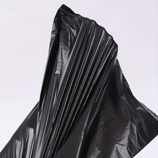 Pack of 50 Heavy-Duty Black Trash Bags, Capacity 208.2-227.12 L - Strong and Reliable for Outdoor, Industrial, Yard, Kitchen & Beyond -Versatile Disposable Waste Bags