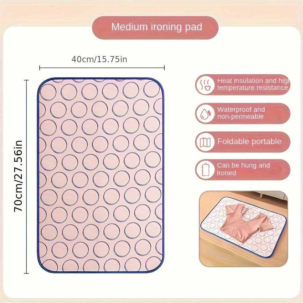 Portable Ironing Mat that is Resistant to High Temperatures - Foldable Design, Waterproof and Heat-Insulated, Perfect for Travel or Home Use