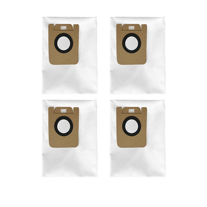 Replacement spare part accessory for Xiaomi Dreame Bot Z10 Pro/L10 Plus auto-empty robot vacuum, includes 4 pieces of 4L dust bags.