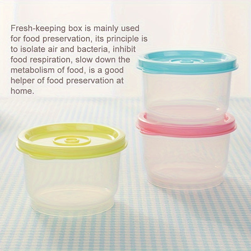 Small plastic sample pudding yogurt cup sealed box for fresh food storage, suitable for refrigeration and microwaving.