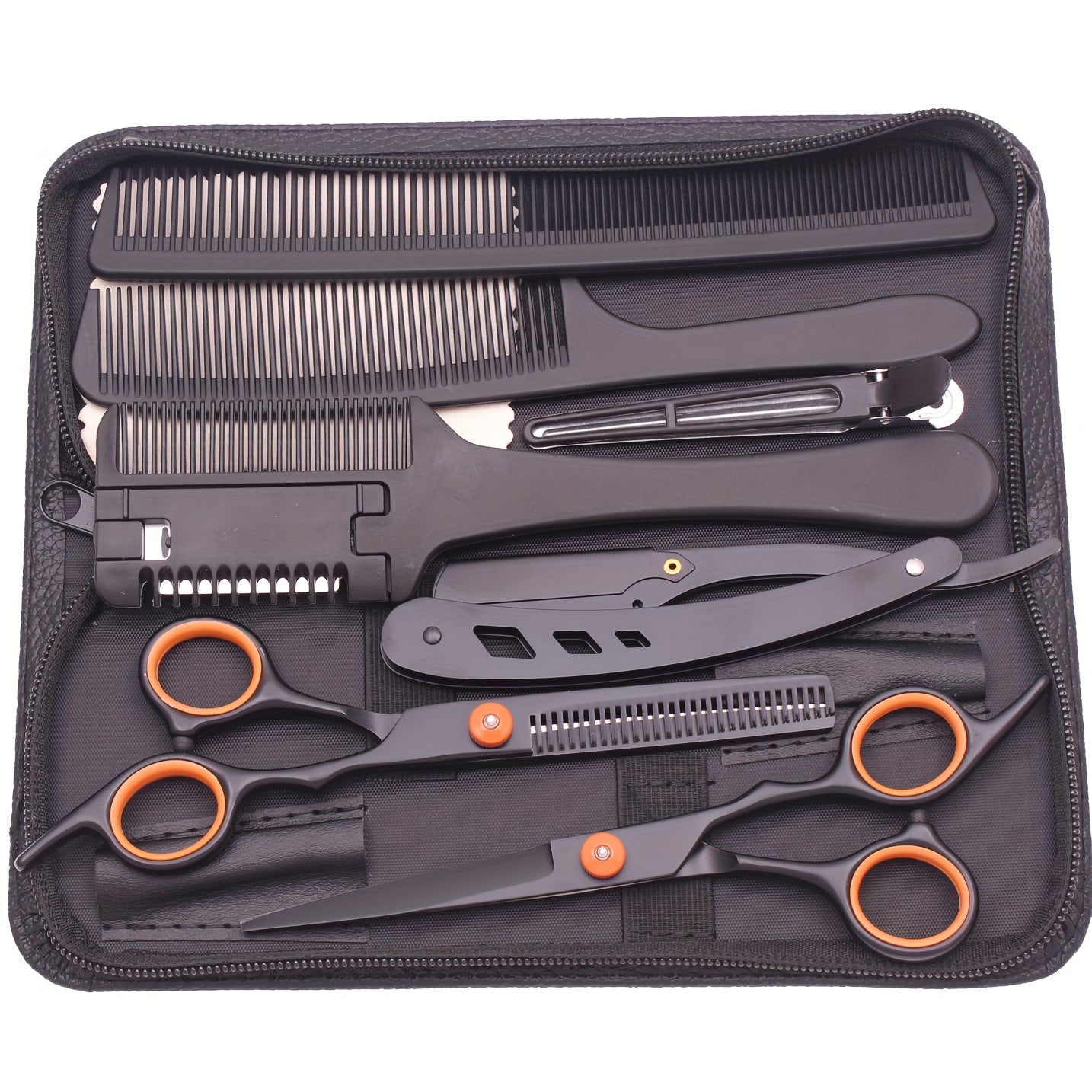 Professional Japan Stainless Hair Cutting Scissors Set for hairstylists.