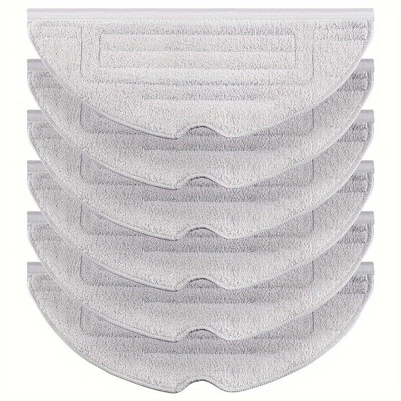 Get a set of 6 replacement mop pads designed for Roborock S8/ S8+/ S7 MaxV/ S7 MaxV Plus/ S7 MaxV Ultra/ S7 Pro Ultra/ S7/ S7+ Series Robot Vacuum. These mopping cloth vacuum accessories are essential for keeping your floors clean and spotless.