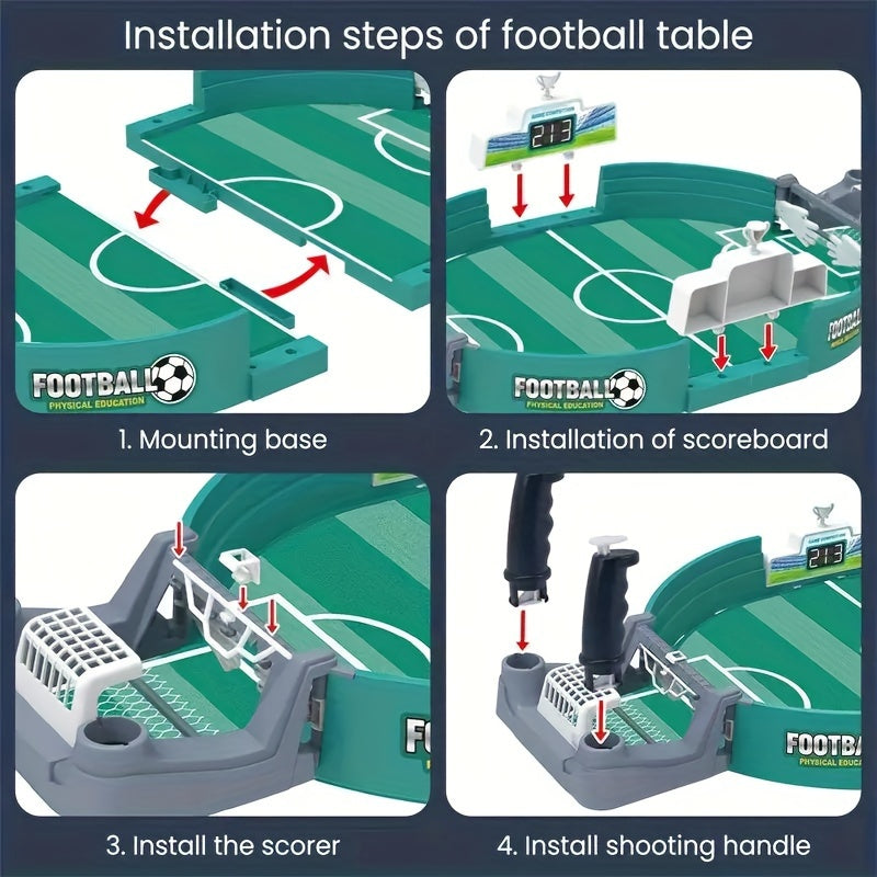 Giant Table Football Game - Fun hand-to-hand combat puzzle for kids and parents. Dual player board game, durable toy for interactive play. Great as birthday, Easter, or youngsters' gifts.