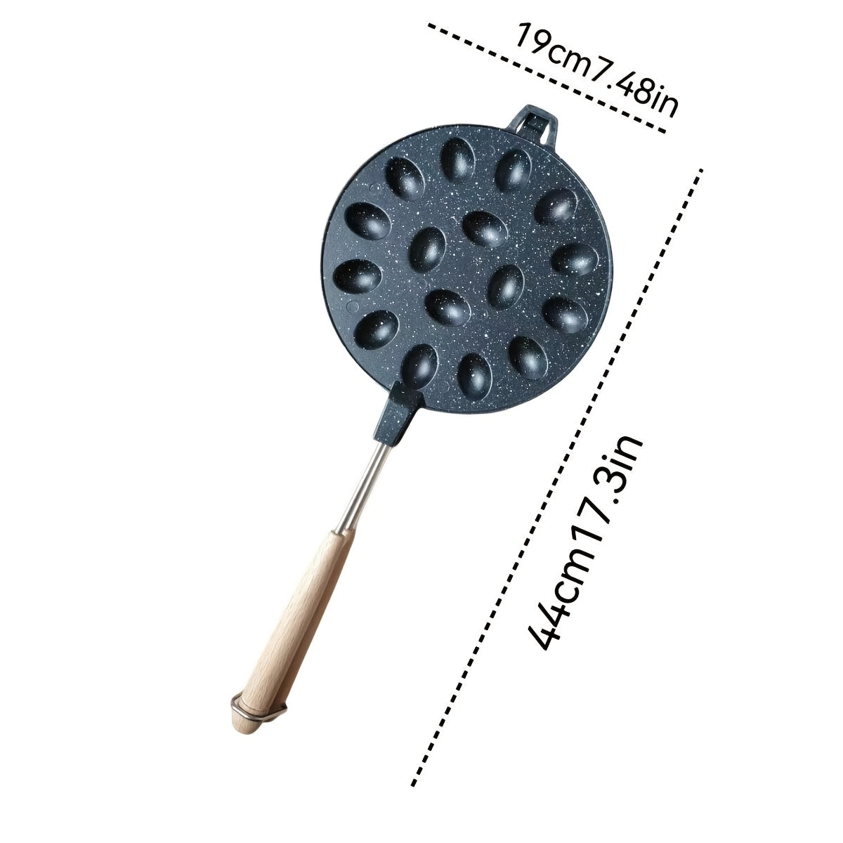 1pc Aluminum Waffle Maker Mold, 16-Cavity Non-Stick Baking Pan for various treats, Gas Oven Compatible, Chemical-Free Material.