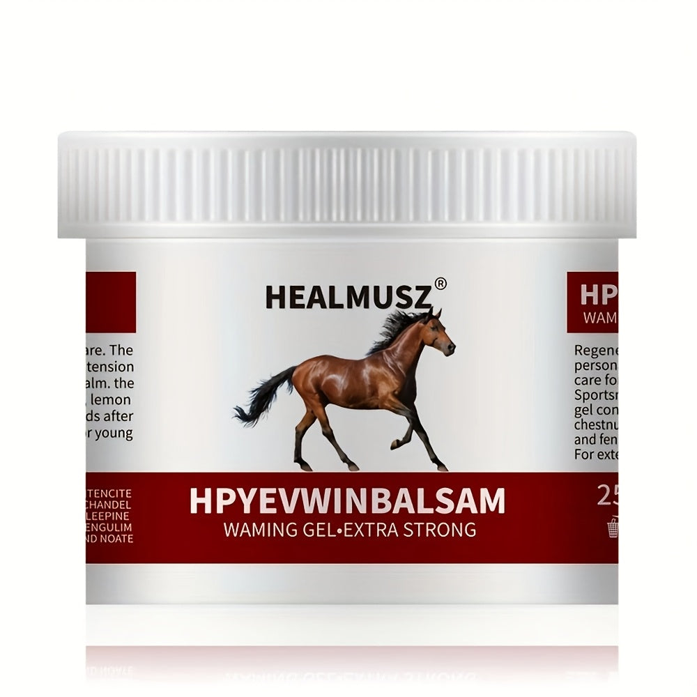 HEALMUSZ 8.45/16.9oz Horse Balm Chestnut Gel for Muscle Care, with Natural Extracts & Salicylic Acid