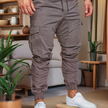 Men's casual sports cotton cargo pants for cross-border travel.