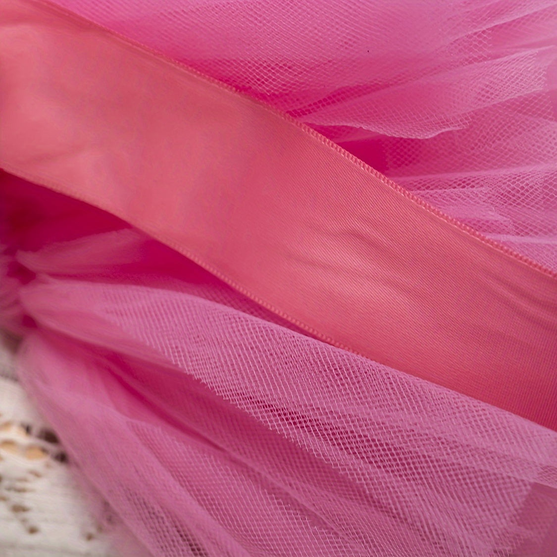 Magical Magenta Ballet Tutu Set for Newborn Girls - Includes Fluffy Tulle Skirt and Matching Headband with Floral Accents. Perfect for Baby Photo Shoots, Birthday Celebrations, and Cherished Keepsake Moments. Made from Soft Nylon Material, this Infant