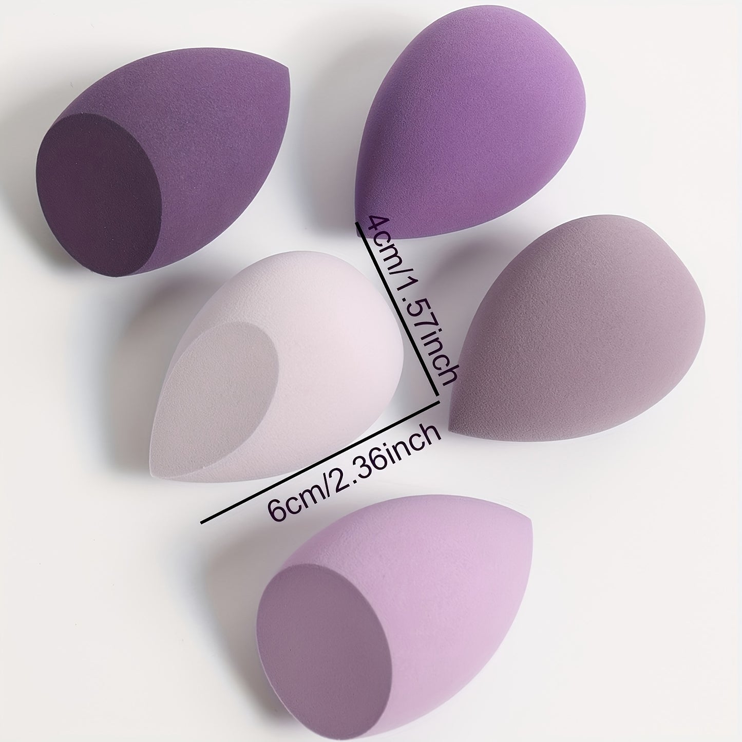 Hydrophilic PU beauty egg is a dual-use makeup sponge that is unscented and suitable for combination skin. It can be used for wet and dry foundation blending, with random color options