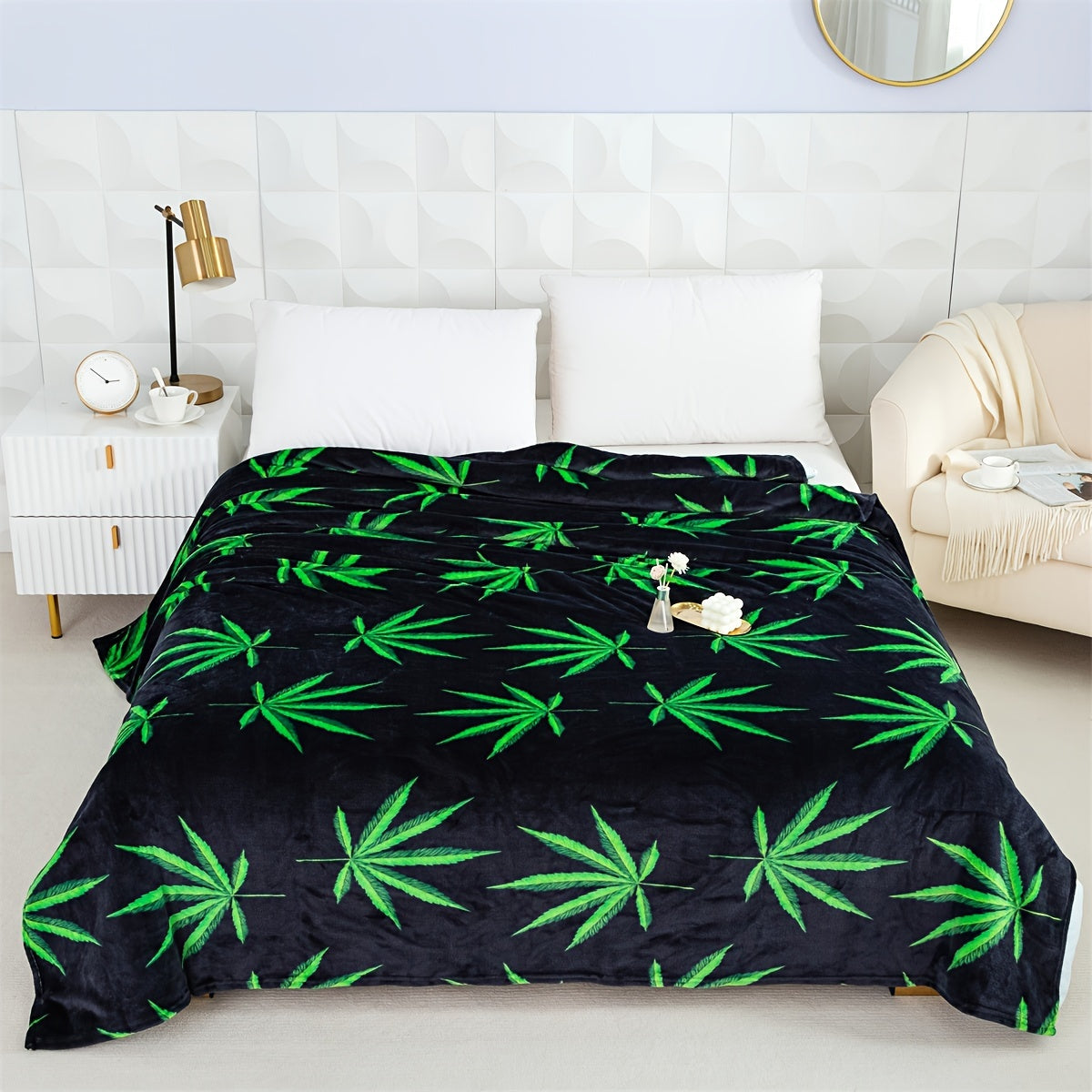 Bedding, Green Leaf Pattern, Celebrating New Year's, Chinese New Year, Valentine's Day, Mother's Day, and Back-to-School events.