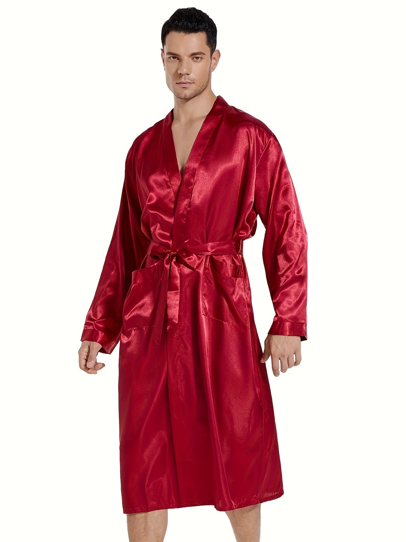 Men's KING Printed Robe for Home Pajamas.