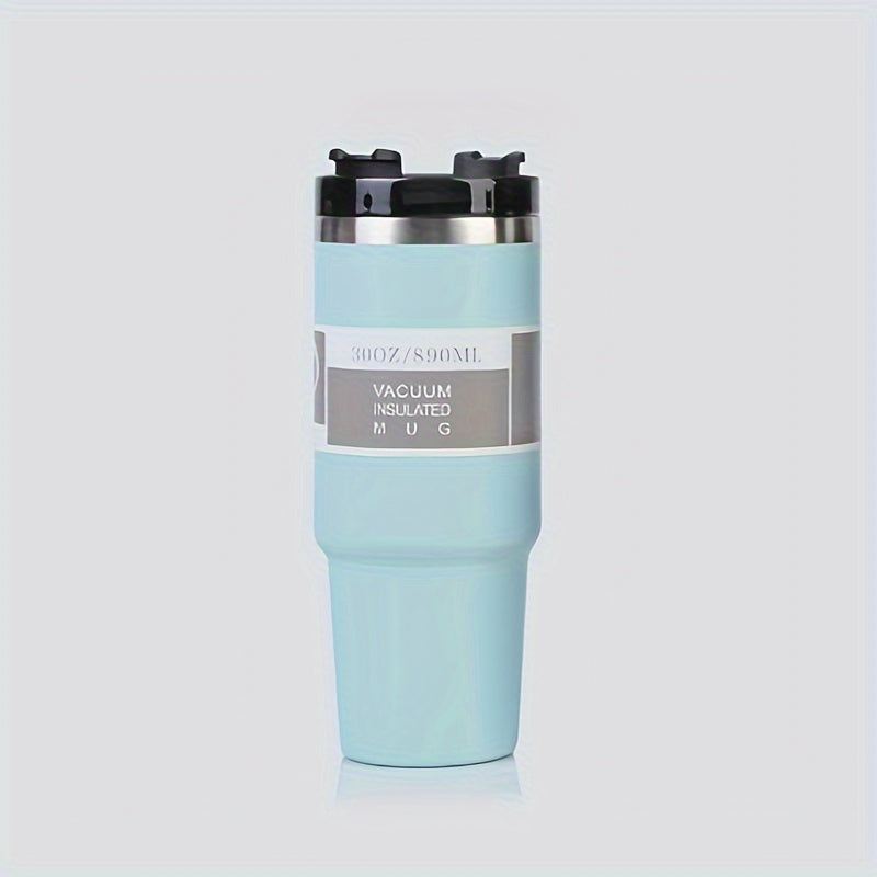 30oz insulated stainless steel water bottle with seal lid, BPA free, hand wash only, ideal for sports, holidays, and special occasions.