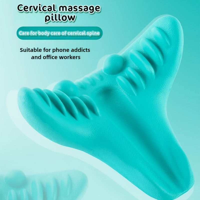 The Gravity Pressure Neck Massager features a unique C-shaped curve design with a neck bulge, made from lightweight EVA non-woven material. Measuring 21.01*16.0cm, this massager is equipped with 15 bulging massage points for precise targeting of neck