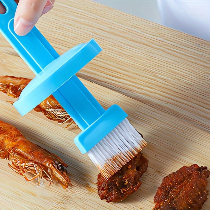 High temperature resistant silicone oil brush with storage box, perfect for cooking, baking, and barbecue.