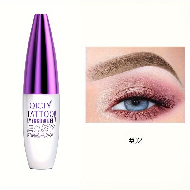 Semi-Permanent Eyebrow Tattoo Gel with Long-Lasting Waterproof Effect