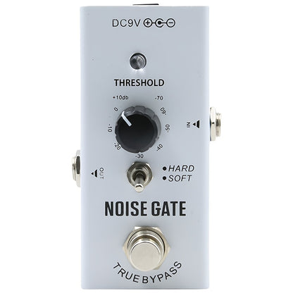 Professional single block guitar effects including distortion, overdrive, delay, tremolo, and chorus. Powered by a DC 9V adapter (not included).