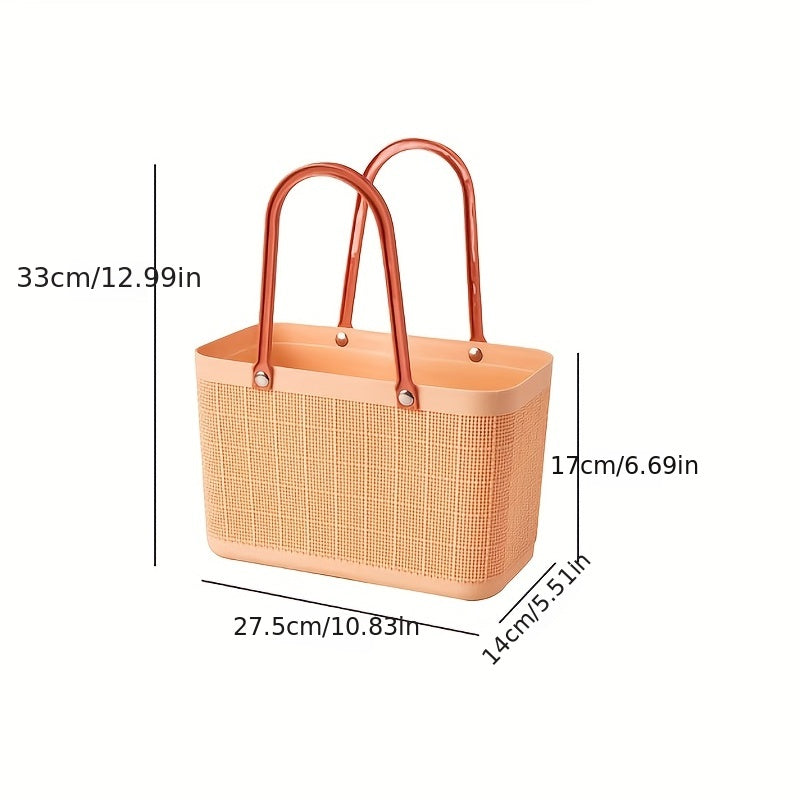 Trendy Plastic Laundry Linen Pattern Storage Baskets - Ideal for Females, Babies, and Consumers!