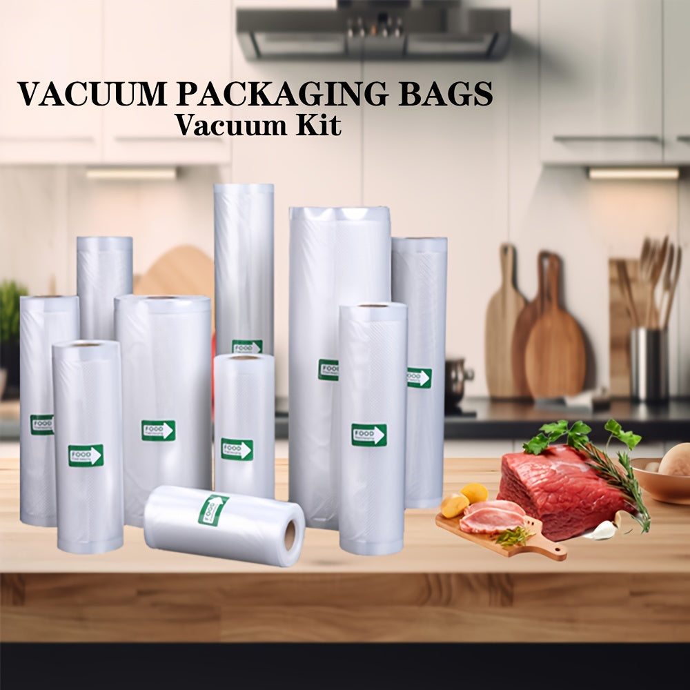 Vacuum Sealing Machine Storage Bag - Keep Your Food Fresh and Preserved with this BPA-Free Roll of Vacuum Film. Perfect for Storing Cooked Meat, Steak, and More. Ideal for Low-Temperature Cooking in the Household Kitchen.