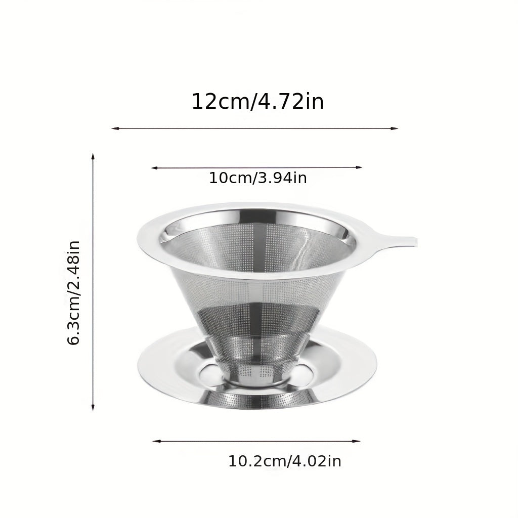 One stainless steel SUS304 tea coffee strainer, perfect for kitchen use.