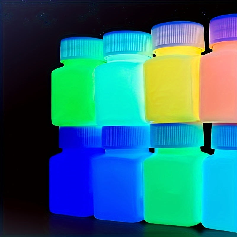 Vibrant glow-in-the-dark acrylic paint for DIY projects and crafts, 1.96oz.