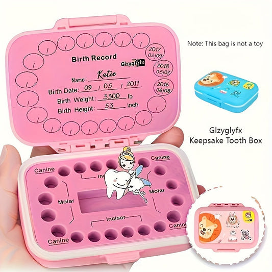 [Bestselller] Glzyglyfx Tooth Fairy Keepsake Box - Safely Store and Display Teeth, Ideal for Preserving Memories, Thoughtful Gift for Holidays and Milestone Events