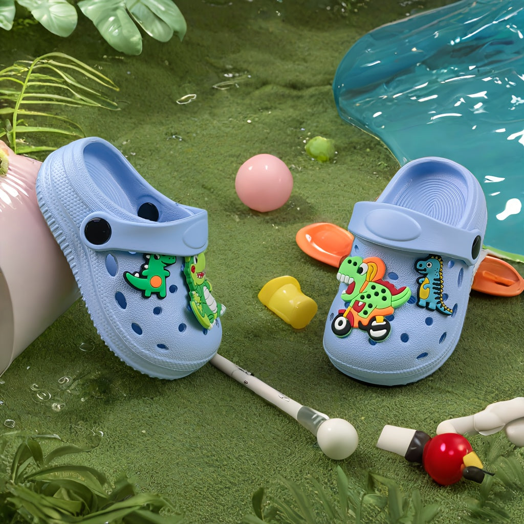 Kids' Summer Clogs - Breathable EVA Sandals with Cartoon Design - Perfect for Indoor/Outdoor wear.