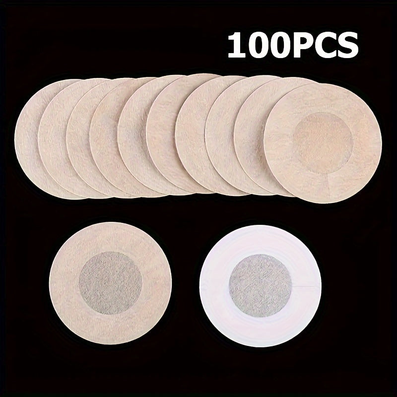 100 Stick-On Nipple Covers for Women's Lingerie