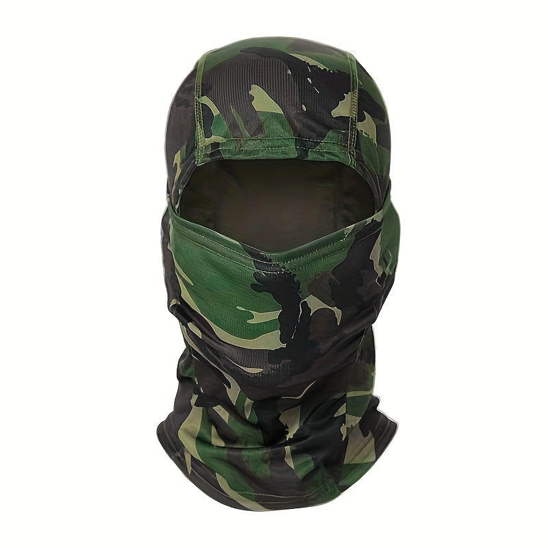 Adjustable Windproof UV Protection Hood with Balaclava Face Mask