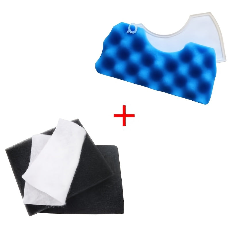 1x Blue Sponge Filter and 1x Dust Hepa Filter set for SC43-47, SC4520, and VC-9625.