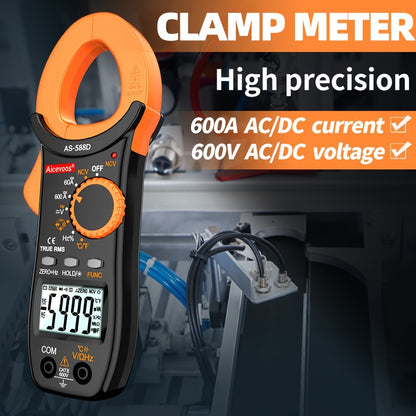 Aicevoos Digital Clamp Meter, 6000 Counts 600A/1000A AC/DC Current, Auto Rang, True RMS Multimeter Ammeter Voltage Tester with NCV.