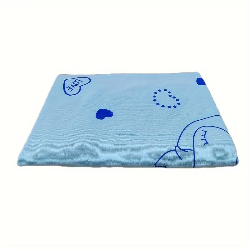 Cute Rabbit Bath Wrap Towel: Absorbent & Quick-drying, Super Soft, Ideal for Women in Bathroom, Bedroom, Spa.