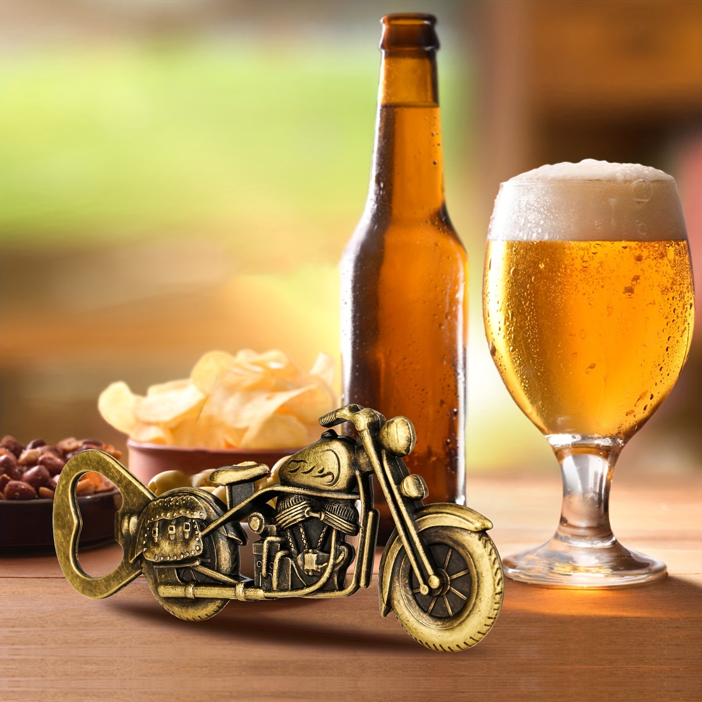 Lao Kuan Motorcycle Beer Bottle Opener Gift Set_INCLUDES Kaga Card