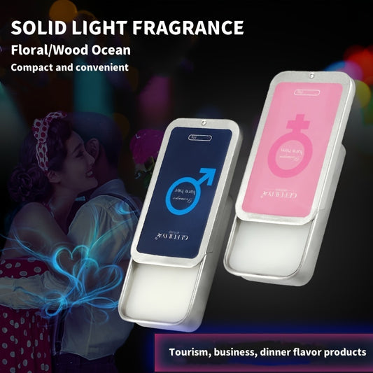 GEFEILIYA Solid Light Fragrance Stick for Men and Women - Fresh Fruit Scent, Portable, Long-Lasting, Confidence Boosting for Romantic Encounters and Social Events