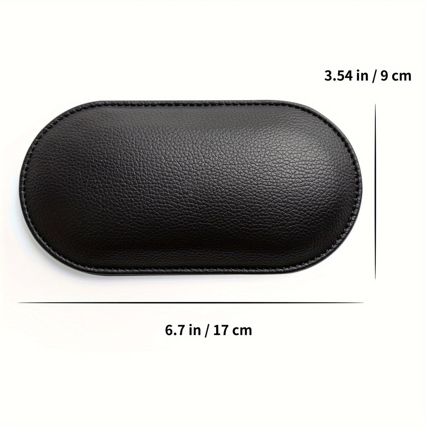 Black Desk Keyboard Wrist Guard Support Pad Set with Mouse Cushion - Memory Foam Anti-Skid Mouse Cushion, Ideal for Office Use