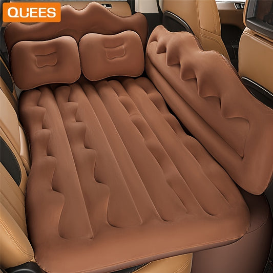 Thick inflatable cushion that is convenient and portable for car travel.