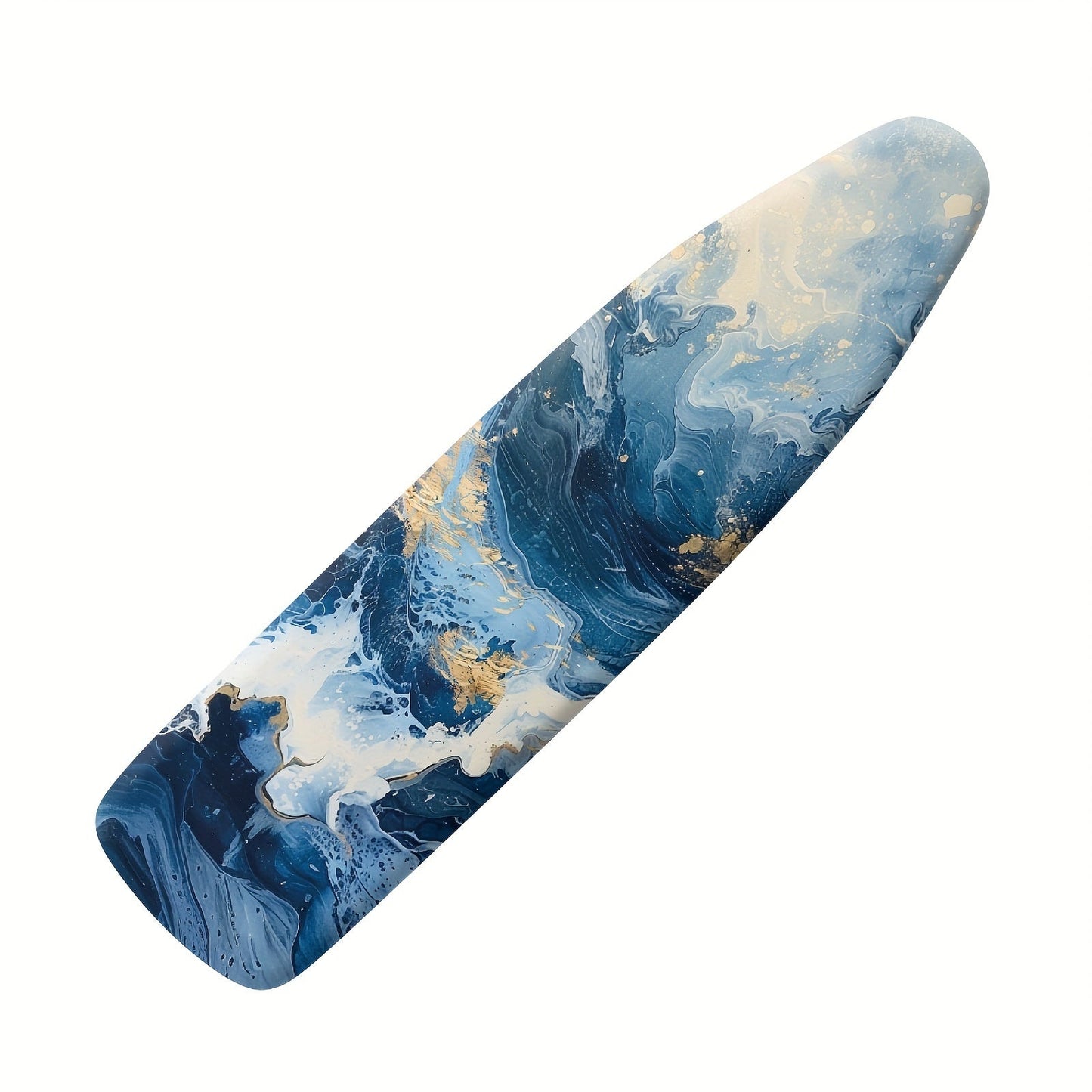 Upgrade your ironing experience with the 1pc RSHUBINO Extra Large Marble Pattern Ironing Board Cover. Made with no-heat resistant material and a washable PET dust cover, this easy-to-install accessory is designed to fit ironing boards measuring