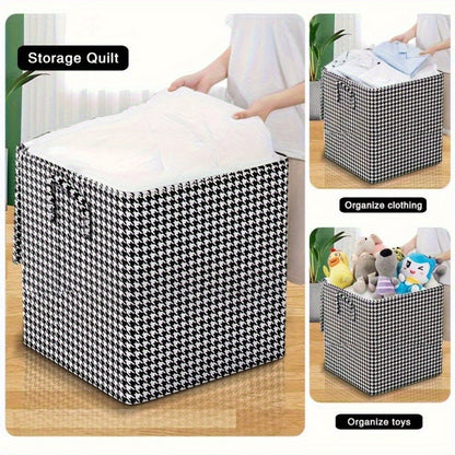 Organize your bedrooms, closets, clothes, dorms, and wardrobes with ease using the 2-Pack of 180L Foldable Large Capacity Fabric Storage Boxes.