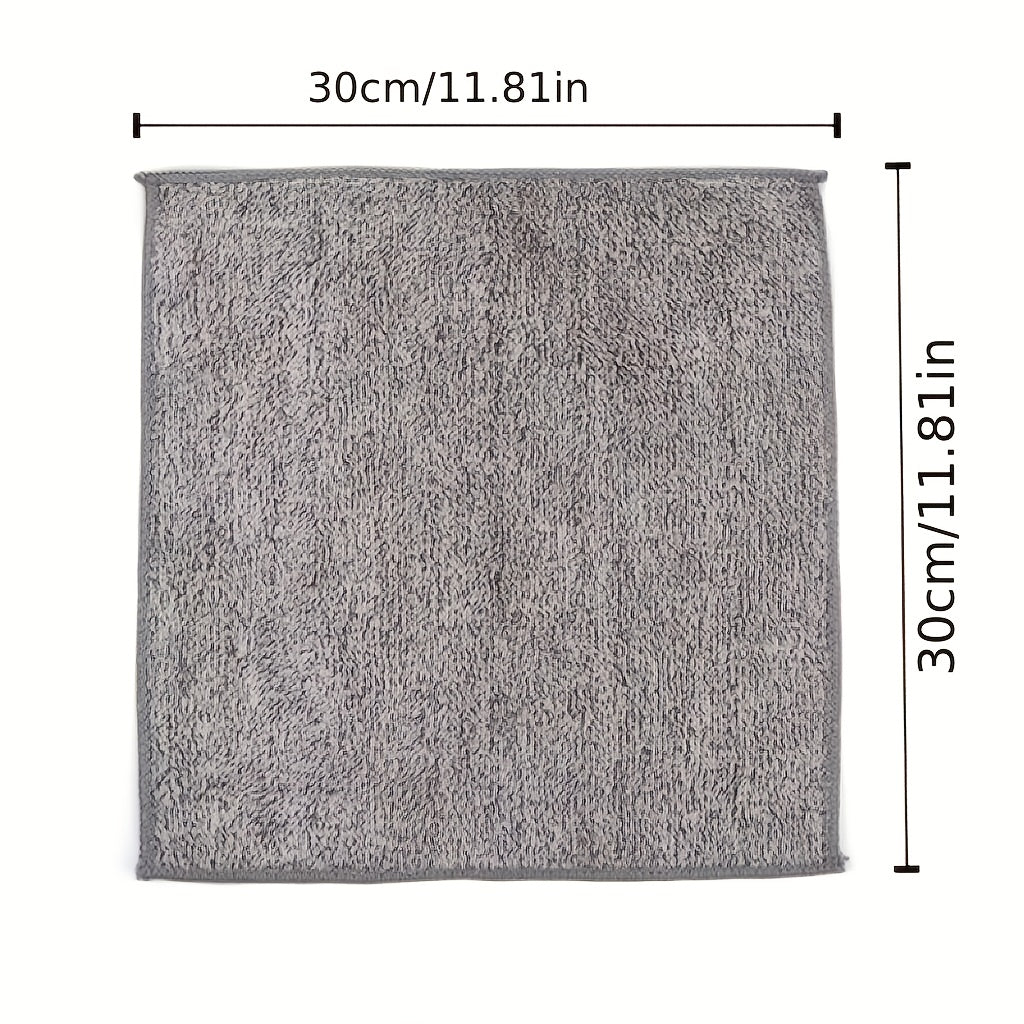 Three value packs of bamboo charcoal fiber cleaning cloths are included in this set. They are designed to provide exceptional cleaning power. Each cloth measures 30x30cm, has a soft texture, and is made of durable materials, making them easy to clean and