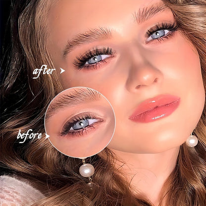 DIY lash extension kit includes 640/280pcs D curl individual lashes in 9-16mm lengths for a wispy manga look at home.