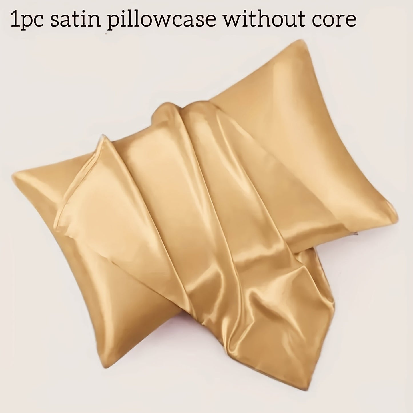 Satin Pillowcase -Envelope Closure Hypoallergenic Breathable and Durable Pillow Cover -Luxurious Bedding Option for Bedroom Supplies -Valentine's Day Gift -Pillow Case Only