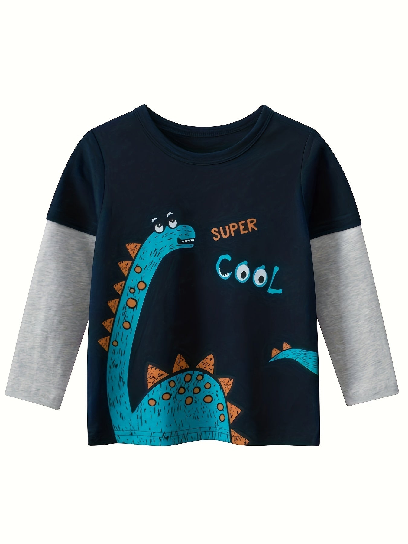 New 2024 Boys Spring Long Sleeve T-Shirt