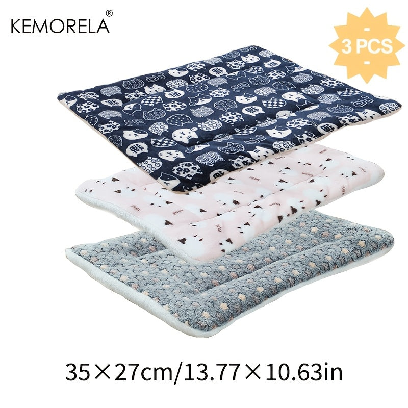 KEMORELA 3-piece bedding set for small animals, suitable for all seasons.