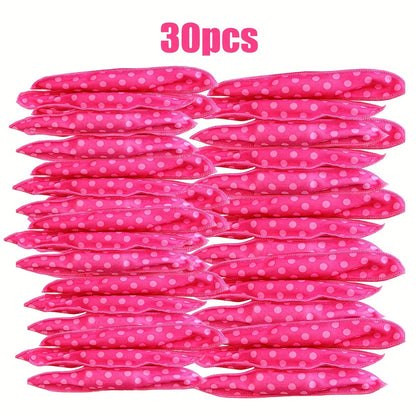 10/20/30pcs Soft Foam Hair Curlers for Natural Curls and Waves, Overnight Sleep Rollers for Women