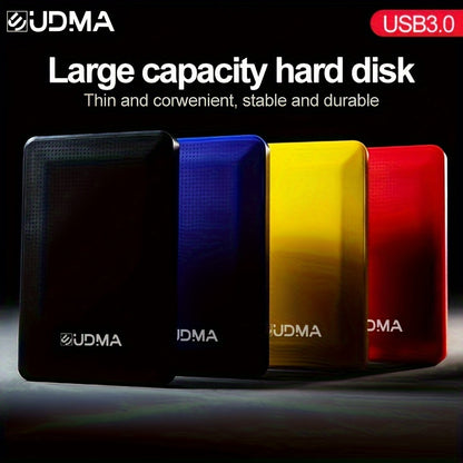 UDMA 1TB mobile hard drive for storing large files and media.