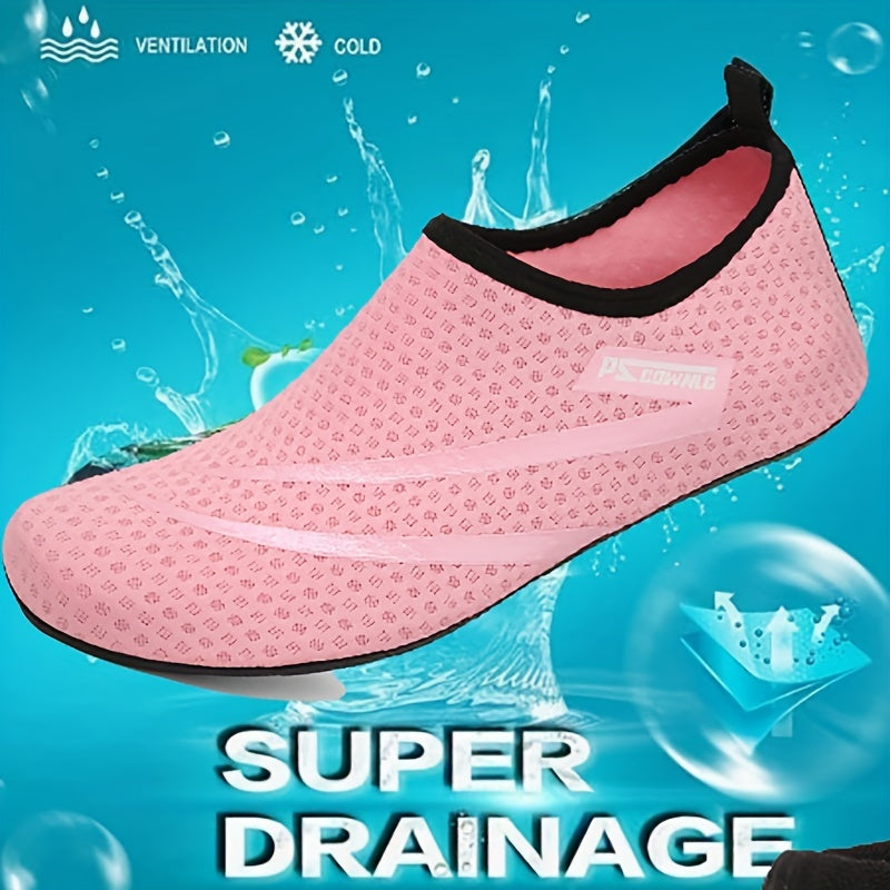 Quick-Dry Water Shoes - Breathable Aqua Socks for Beach and Water Activities, Comfortable and Lightweight